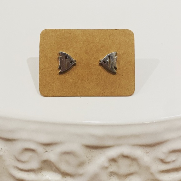 Jewelry - Dainty Tropical Angel Fish Earrings